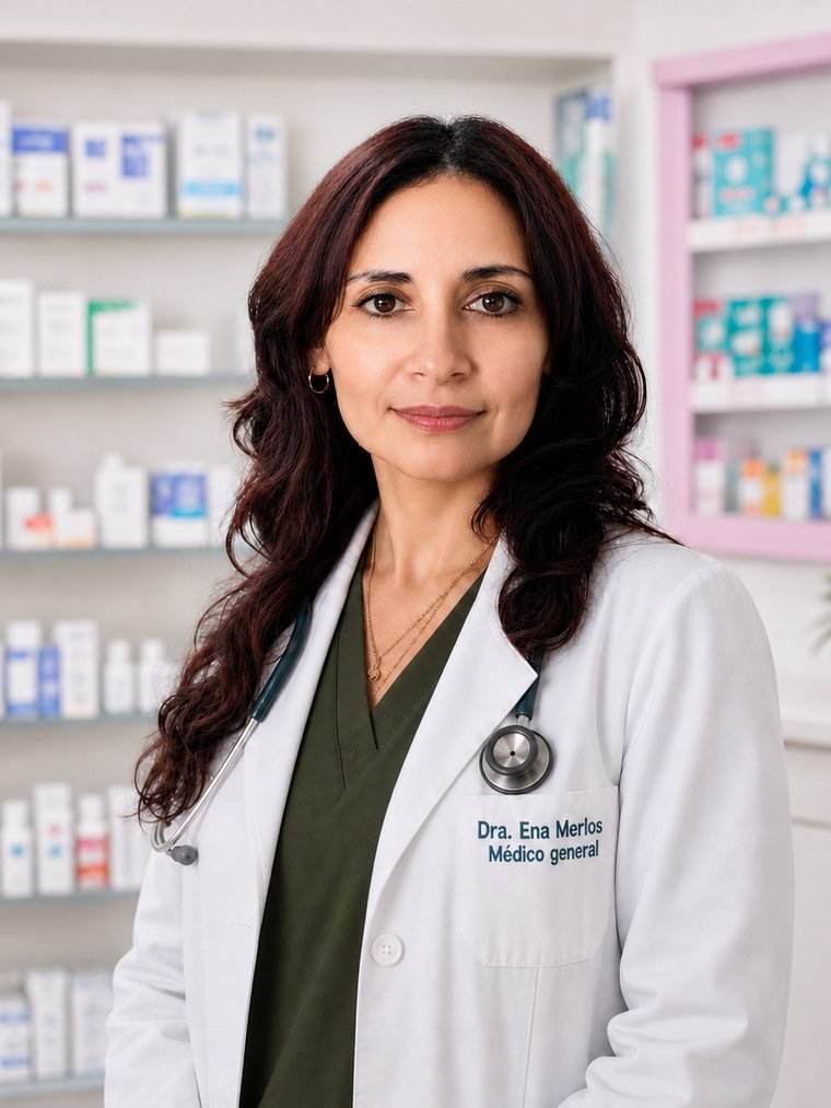 Dra. Ena Merlos, médico general en Apopa
